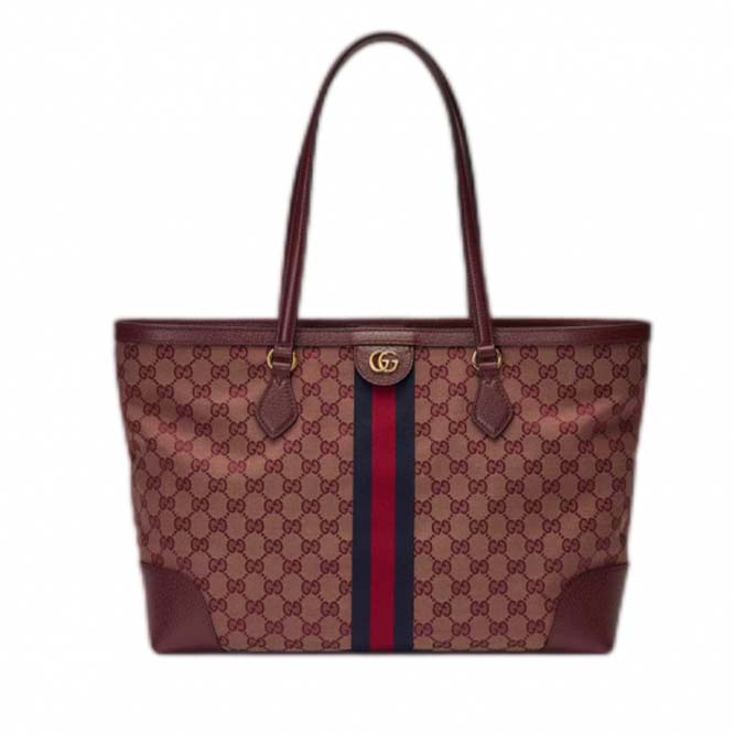 GUCCI OPHIDIA MEDIUM TOTE WITH WEB 631685  (38*28*14cm)